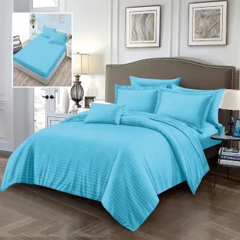 Lenjerii de pat damasc-policoton 6 piese cu husa (6dph5) imagine