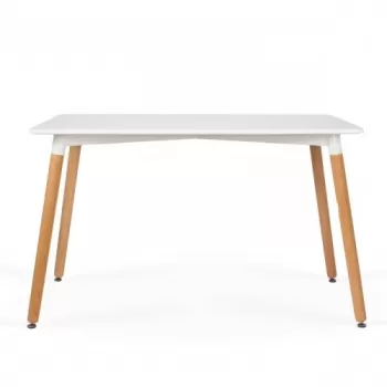 Masa alba de bucatarie moderna BUC 082 imagine