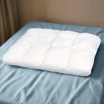 Perna 80% puf de gasca, 50x70 cm, husa bumbac- Deluxe imagine