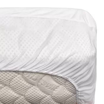 Protectie saltea impermeabila din bumbac cu elastic, 110 x 190 imagine