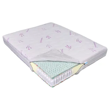 Saltea de pat cu arcuri pocket 140x190 - Latex Lavanda Ecotrend imagine