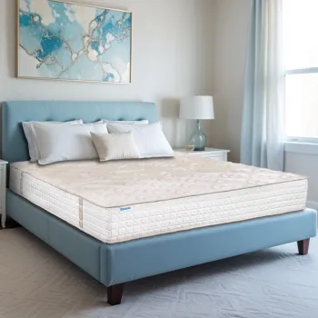 Saltea de pat Ortopedica, 140x190- Hemp Rest, Husa Bumbac si Canepa imagine