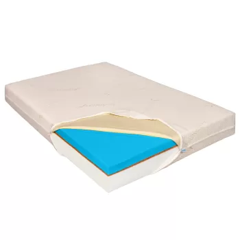 Saltea de Pat Ortopedica, Bio Cocos, Bio Bambus, 15+2+6 cm, 170x190 imagine