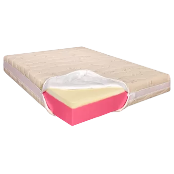 Saltea de pat Ortopedica, din Spuma cu Memorie, 160x190 - Memory 20+5+3, Husa Bio Bumbac, Hotel Range imagine