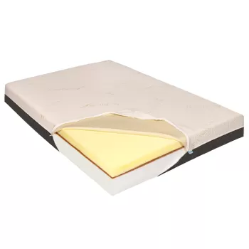 Saltea de Pat Ortopedica Memory 7 cm HD, Bio Cocos, Bio Bambus, 14+2+7, 190x200 imagine