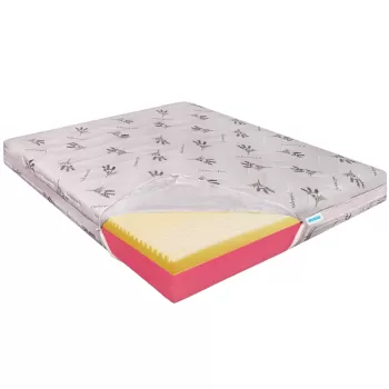 Saltea de pat Ortopedica, Memory HD 15+7+1, Lavanda Wellness, fara arcuri, 100 x 200 imagine