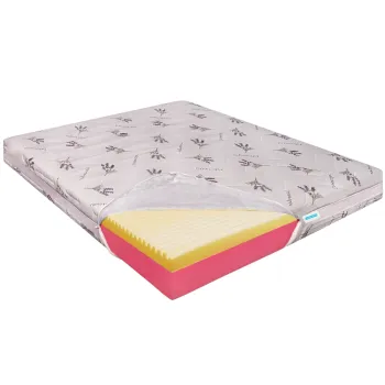 Saltea de pat Ortopedica, Memory HD 15+7+1, Lavanda Wellness, fara arcuri, 200 x 200 imagine