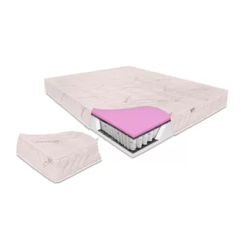 Saltea de Pat Ortopedica, Tencel Air Hybrid 3+12+3, Doua Fete, 140x200 imagine