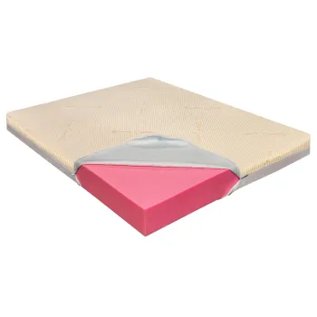 Saltea de pat Super Ortopedica Air, Bio Bumbac Cooler, Fata vara iarna,fara arcuri, 80x200 cm imagine