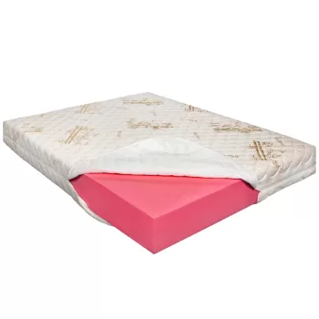 Saltea de pat Super Ortopedica, Bio Bambus, Top Line, 26 cm, fara arcuri, 100x200 imagine