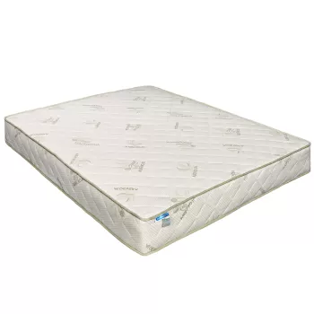 Saltea de pat Super Ortopedica cu Arcuri, 140x190 - Aloe Vera, Reversibila, 24 cm imagine