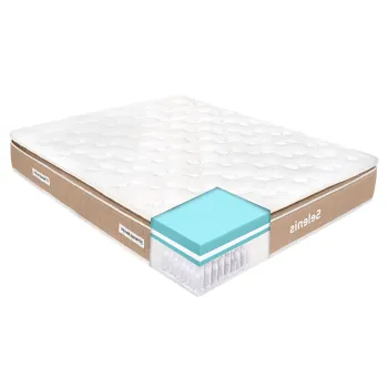 Saltea Ortopedica cu Arcuri Pocket, 160x200 - Selenis, 30 cm, Husa Collagen Complex, Hotel Range imagine