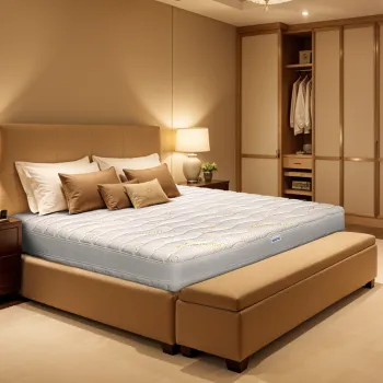 Saltea pat Ortopedica Pocket, 130x200 - Bio Bambus Air, Memory HD Royal, 3+12+6+5, Hotel Range imagine