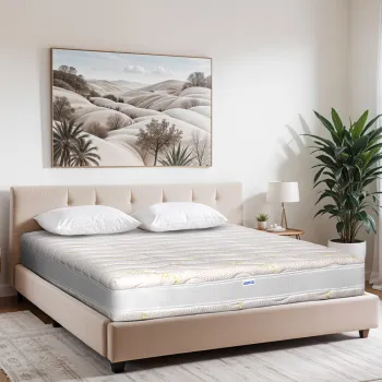 Saltea pat Super Ortopedica, Arcuri Pocket Individuale, 100x200 - Bio Bambus Air, Mega XXL, 31 cm, Hotel Range imagine