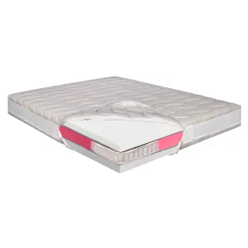 Saltea pat Super Ortopedica, Arcuri Pocket Individuale, 200x200 - Bio Bambus Air, Mega XXL, 31 cm, Hotel Range imagine