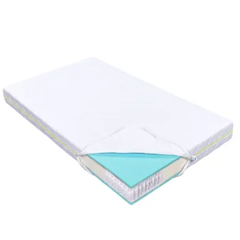 Saltea pentru copii, cu Arcuri Pocket, 140x190- Bio Bumbac Air imagine