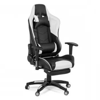 Scaun gaming cu spatar rabatabil OFF 306 alb imagine