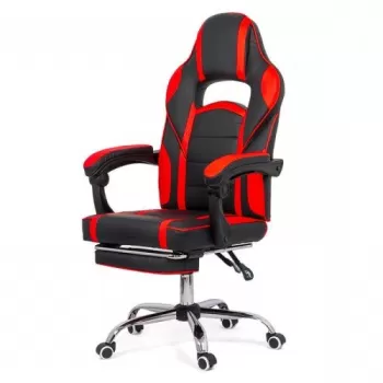 Scaun gaming cu suport de picioare OFF 302 rosu imagine