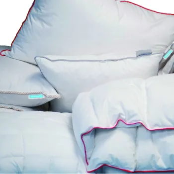 SET 2 Perne 50x70 si pilota 220x200  100% Puf de Gasca cu husa bumbac imagine