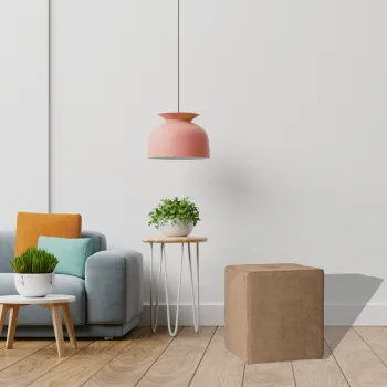 Taburet Hugo, tapitat, cu structura din lemn imagine