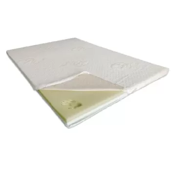 Topper Saltea Memory 3+3 Bio Bumbac, 180 x 200 cm imagine