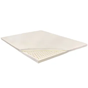 Topper Saltea Ortopedic 130x200 - 100% Latex, 3.5 cm, Aloe Vera, Ergomed imagine