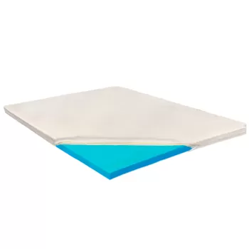 Topper Saltea Ortopedic, 200x200 - 7 cm, Aloe Vera Ergomed imagine