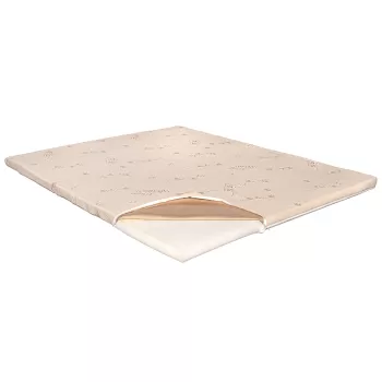 Topper Saltea Super Ortopedic, 6.5 cm, Bio Bumbac, 80 x 200 cm imagine