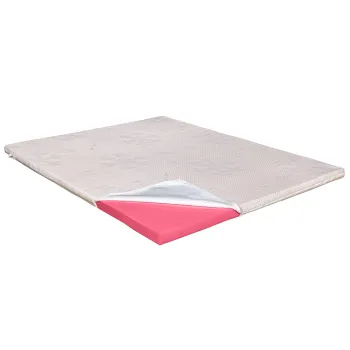 Topper Saltea Super Ortopedic Air 7 cm, Bio Bumbac Cooler, 120x200 cm imagine