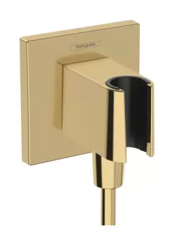 Accesoriu Hansgrohe FixFit E cu agatatoare de dus gold optic lustruit imagine