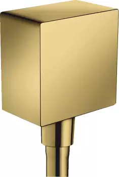 Accesoriu Hansgrohe FixFit Square gold optic lustruit imagine