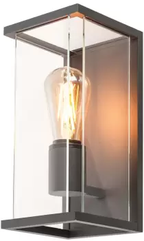 Aplica exterior SLV Quadrulo WL 1x E27 IP44 antracit imagine