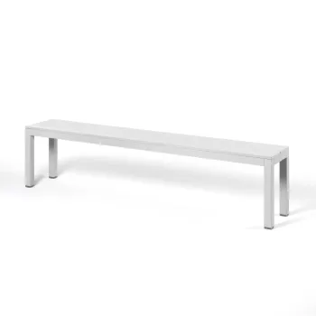 Banca exterior Nardi Rio Bench Alu 195.5cm  aluminiu  alb imagine