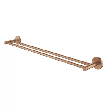 Bara portprosop dubla Grohe Essentials 60cm brushed warm sunset imagine