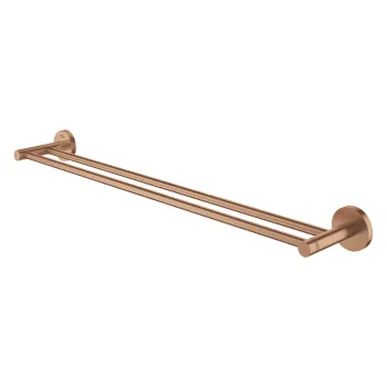 Bara portprosop dubla Grohe Essentials 60cm  brushed warm sunset imagine