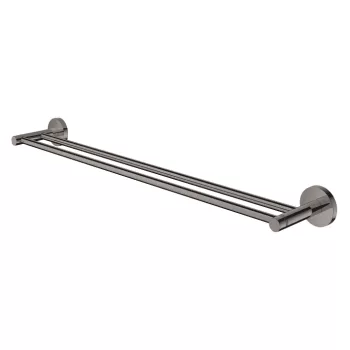 Bara portprosop dubla Grohe Essentials 60cm hard graphite imagine