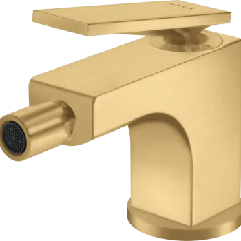 Baterie bideu Axor Citterio ventil pop-up brushed gold imagine