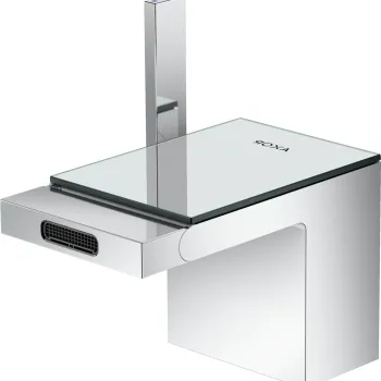 Baterie bideu Axor MyEdition  ventil push-open  crom/sticla oglinda imagine