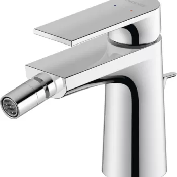 Baterie bideu Duravit Tulum by Starck ventil pop-up crom imagine