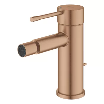 Baterie bideu Grohe Essence S ventil pop-up cupru mat imagine