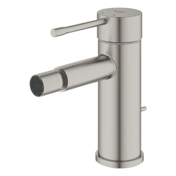 Baterie bideu Grohe Essence  ventil pop-up  supersteel imagine