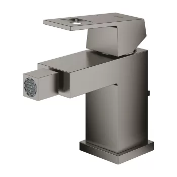 Baterie bideu Grohe Eurocube ventil pop-up brushed hard graphite imagine