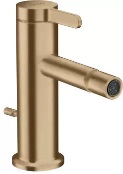 Baterie bideu Hansgrohe Axor ONE ventil pop-up bronz periat imagine