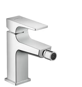 Baterie bideu Hansgrohe Metropol cu ventil push-open imagine