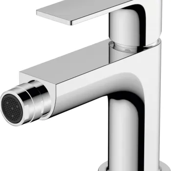 Baterie bideu Hansgrohe Rebris E EcoSmart ventil metalic pop-up crom imagine