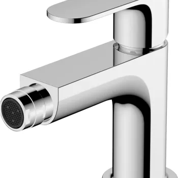 Baterie bideu Hansgrohe Rebris S EcoSmart ventil metalic pop-up crom imagine