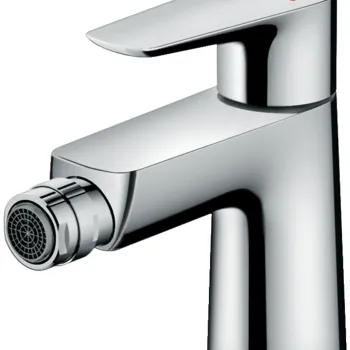 Baterie bideu Hansgrohe Talis E cu ventil push-open imagine