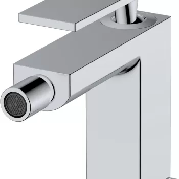 Baterie bideu Hansgrohe Tecturis E ventil pop-up crom imagine