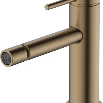 Baterie bideu Hansgrohe Tecturis S ventil pop-up inclus brons periat imagine