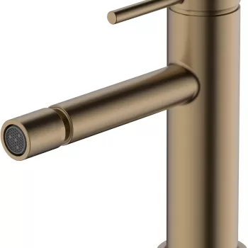 Baterie bideu Hansgrohe Tecturis S ventil pop-up inclus brons periat imagine